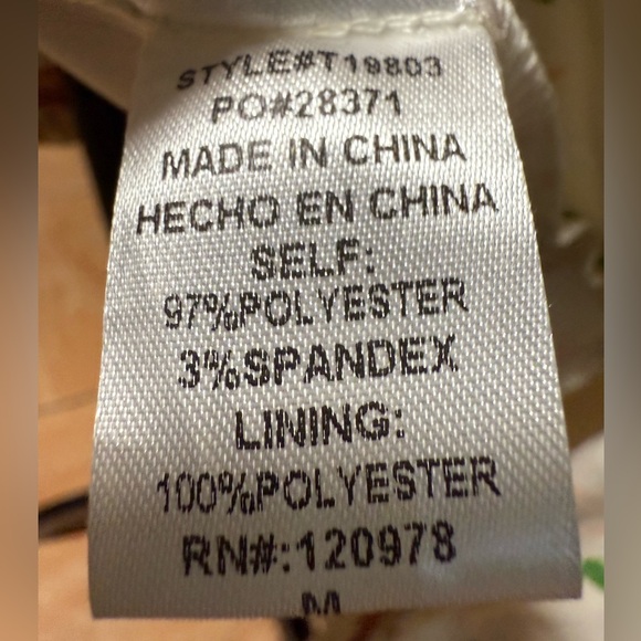 Entro Floral Patchwork Ruffle Blouse Long Sleeve Size M - Picture 6 of 6